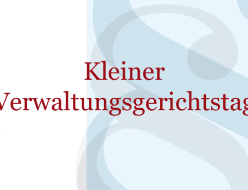 9. Kleiner Verwaltungsgerichtstag 2018