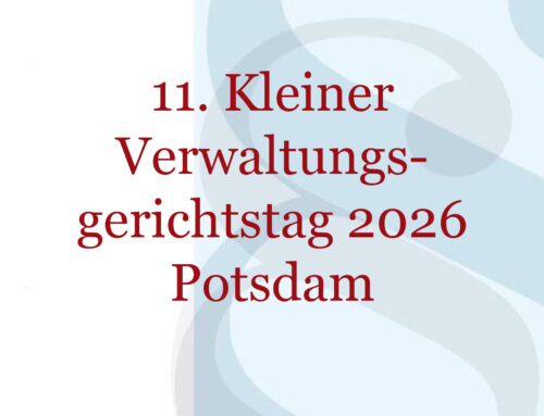 11. Kleiner Verwaltungsgerichtstag Potsdam 2026