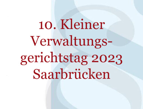 10. Kleiner Verwaltungsgerichtstag 2023